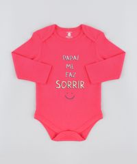 Body-Infantil--Papai-Me-Faz-Sorrir--Manga-Longa-Decote-Redondo-Rosa-Escuro-9208109-Rosa_Escuro_1
