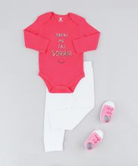 Body-Infantil--Papai-Me-Faz-Sorrir--Manga-Longa-Decote-Redondo-Rosa-Escuro-9208109-Rosa_Escuro_3