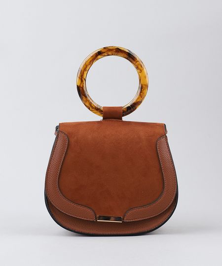 Bolsa-Feminina-Transversal-com-Argola-de-Acrilico-Caramelo-9381302-Caramelo_1