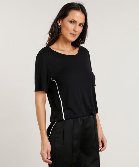 Blusa-Feminina-Ampla-com-Vivo-Contrastante-Manga-Curta-Decote-V-Preta-9445513-Preto_1 Blusa-Feminina-Ampla-com-Vivo-Contrastante-Manga-Curta-Decote-V-Preta-9445513-Preto_1