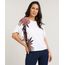 Blusa-Feminina-Ampla-com-Estampa-de-Folhas-Manga-Curta-Decote-Redondo-Off-White-9447816-Off_White_1