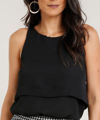 Regata-Feminina-com-Sobreposicao-Decote-Redondo-Preta-9434827-Preto_4