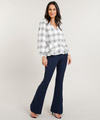 Blusa-Feminina-Estampada-Xadrez-com-Babados-Manga-Longa-Decote-V-Off-White-9373375-Off_White_3