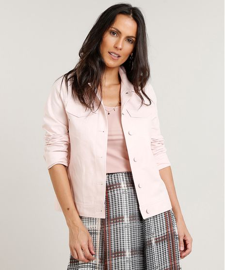 Jaqueta-Feminina-em-Linho-com-Bolsos-Manga-Longa-Rose-9361539-Rose_1