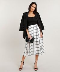 Saia-Midi-Feminina-Evase-Estampada-Xadrez-Off-White-9367823-Off_White_3