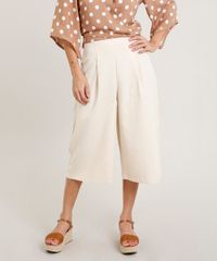 Calca-Pantacourt-Feminina-em-Linho-Bege-Claro-9483104-Bege_Claro_1