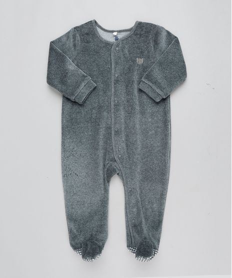 Macacao-Infantil-em-Plush-Manga-Longa-Cinza-Mescla-Escuro-9195552-Cinza_Mescla_Escuro_1