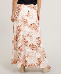 Saia-Feminina-Longa-Estampada-de-Folhagem-Off-White-9369906-Off_White_2