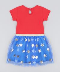 Vestido-Infantil-Carnaval-Mulher-Maravilha-com-Tule-Estampado-de-Estrelas-Manga-Curta-Vermelho-9438511-Vermelho_2