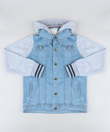 Jaqueta-Jeans-Infantil-com-Capuz-e-Moletom-Azul-Claro-9358258-Azul_Claro_1