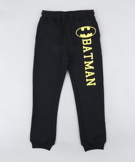 Calca-Infantil-Batman-em-Moletom-Preta-9341647-Preto_1