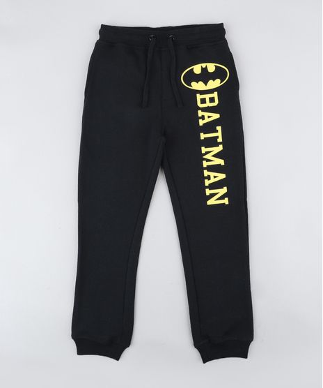 Calca-Infantil-Batman-em-Moletom-Preta-9341647-Preto_1