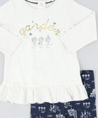 Conjunto-Infantil-de-Blusa--Garden--Manga-Longa-Bege-Claro-Mescla---Calca-Legging-Estampada-Azul-Marinho-9205049-Azul_Marinho_4