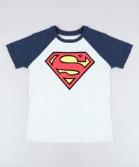 Camiseta-Infantil-Super-Homem-Raglan-Manga-Curta-Gola-Careca-Cinza-Mescla-Claro-9431218-Cinza_Mescla_Claro_1