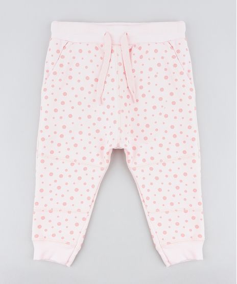 Calca-Infantil-Estampada-de-Poa-em-Moletom-Rosa-Claro-9425067-Rosa_Claro_1