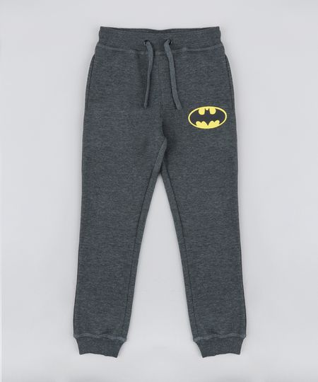 Calca-Infantil-Batman-em-Moletom-Cinza-Mescla-Escuro-9341341-Cinza_Mescla_Escuro_1