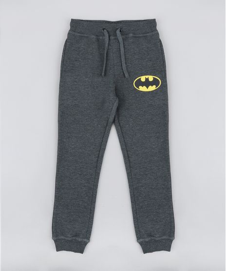 Calca-Infantil-Batman-em-Moletom-Cinza-Mescla-Escuro-9341341-Cinza_Mescla_Escuro_1