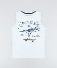 Regata-Infantil-Dinossauro-Gola-Careca-Cinza-Mescla-Claro-9428949-Cinza_Mescla_Claro_1