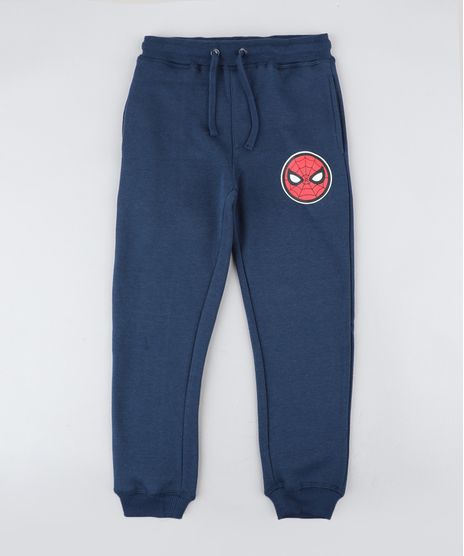 Calca-Infantil-Homem-Aranha-em-Moletom-Azul-Marinho-9341512-Azul_Marinho_1