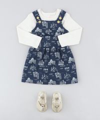 Conjunto-Infantil-de-Body-Manga-Longa-Bege-Claro-Mescla---Salopete-Estampada-em-Moletom-Azul-Marinho-9205052-Azul_Marinho_3