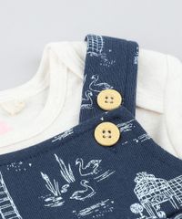 Conjunto-Infantil-de-Body-Manga-Longa-Bege-Claro-Mescla---Salopete-Estampada-em-Moletom-Azul-Marinho-9205052-Azul_Marinho_6