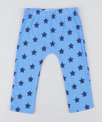 Calca-Infantil-Leao-Estampada-de-Estrelas-Azul-9188446-Azul_2