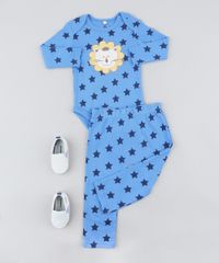 Calca-Infantil-Leao-Estampada-de-Estrelas-Azul-9188446-Azul_3