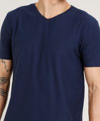 Camiseta-Masculina-Basica-Flame-Manga-Curta-Gola-V--Azul-Marinho-7647200-Azul_Marinho_4