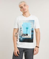 Camiseta-Masculina--Create-a-Life--Manga-Curta-Gola-Careca-Cinza-Mescla-Claro-9418436-Cinza_Mescla_Claro_1