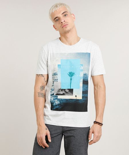 Camiseta-Masculina--Create-a-Life--Manga-Curta-Gola-Careca-Cinza-Mescla-Claro-9418436-Cinza_Mescla_Claro_1
