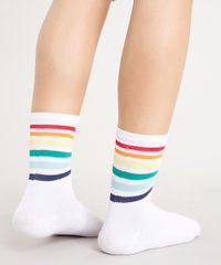 Meia-Feminina-Cano-Alto-Arco-Iris-com-Listras-Branca-9387558-Branco_3
