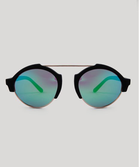 Oculos-de-Sol-Redondo-Unissex-Oneself-Preto-9485651-Preto_1