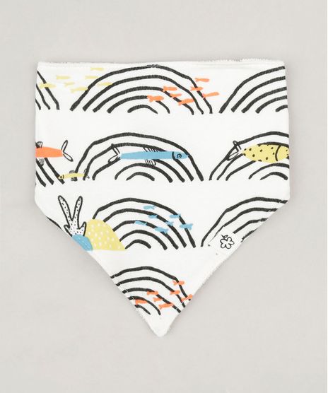 Babador-Infantil-Fabula-Estampado-Geometrico-com-Peixes-Off-White-9193941-Off_White_1