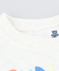Conjunto-Infantil-Camiseta-Manga-Curta-Bege-Claro---Calca-Estampada-de-Cabana-em-Moletom-Mostarda-9205087-Mostarda_4