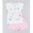 Conjunto-Infantil-Peppa-Pig-de-Blusa-Manga-Curta-Off-White---Short-Rosa-9437949-Rosa_1