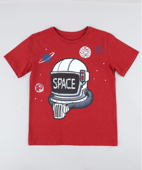 Camiseta-Infantil-Astronauta-com-Paete-Dupla-Face-Manga-Curta-Gola-Careca-Vermelha-9429005-Vermelho_1