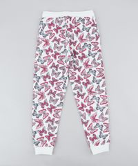 Calca-Infantil-em-Moletom-Estampada-de-Borboletas-Branca-9366779-Branco_2