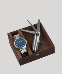 Kit-de-Relogio-Analogico-Mondaine-Masculino---Canivete---53599G0MVNE2K--Prateado-9507727-Prateado_1