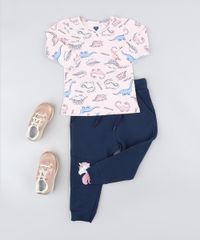 Blusa-Infantil-Estampada-de-Dinossauro-Manga-Longa-Decote-Redondo-Rose-9440430-Rose_3