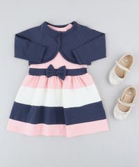 Conjunto-Infantil-de-Vestido-Rosa-Claro---Bolero-Azul-Marinho-9428807-Azul_Marinho_3