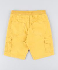 Bermuda-Color-Infantil-Cargo-com-Cordao-Amarela-9429365-Amarelo_2