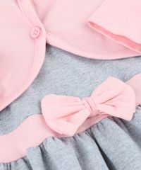 Conjunto-Infantil-de-Vestido-Cinza-Mescla---Bolero-Rosa-Claro-9428806-Rosa_Claro_4