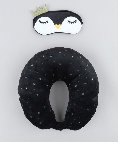 Kit-de-Apoio-de-Pescoco-Pinguim---Tapa-Olho-Preto-9439663-Preto_1