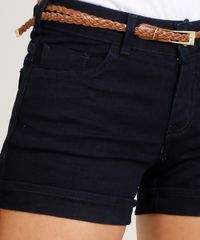 Short-Jeans-Feminino-Reto-com-Cinto--Azul-Escuro-8494496-Azul_Escuro_4
