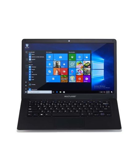 Notebook Legacy Intel Dual Core Windows 10 Profissional 4Gb Tela Full Hd 14.1 Pol. Preto Multilaser - PC209 Menor preço em Notebook Legacy Intel Dual Core Windows 10 Profissional 4Gb Tela Full Hd 14.1 Pol. Preto Multilaser - PC209