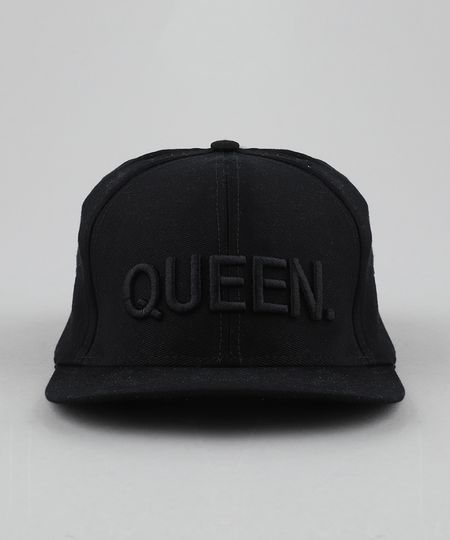 Bone-Feminino-Aba-Reta--Queen---Preto-9435903-Preto_1 Bone-Feminino-Aba-Reta--Queen---Preto-9435903-Preto_1