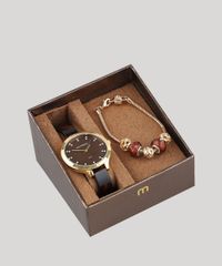Kit-de-Relogio-Analogico-Mondaine-Feminino---Pulseira---53614LPMVDF1K-Dourado-9507665-Dourado_1