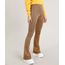 Calca-Feminina-Flare-Estampada-Xadrez-Caramelo-9459903-Caramelo_1