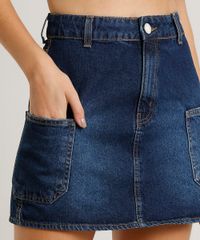Saia-Jeans-Feminina-Cargo-Azul-Escuro-9458560-Azul_Escuro_4