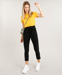 Blusa-Feminina--Future-is-Happening--Manga-Curta-Decote-Redondo-Mostarda-9465200-Mostarda_3
